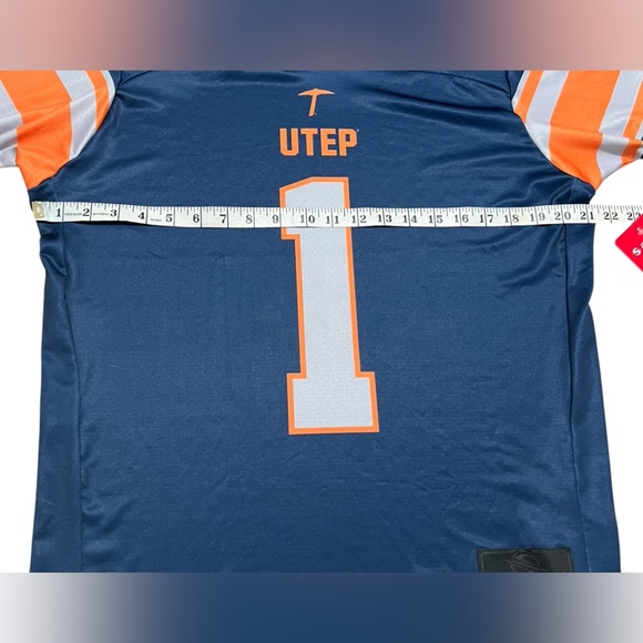 ProSphere‎ Men's UTEP Miners #1 Navy Sublimated Football Jersey size medium - Picture 3 of 12